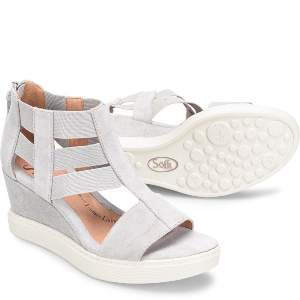 Sofft Gray Wedges